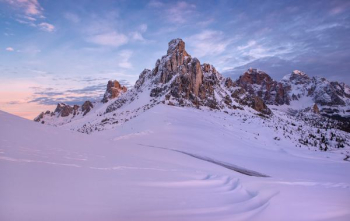 snowfield near mountain alps snowfield near mountain alps