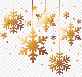 Snowflake Christmas Download - Golden snowflakes Snowflake Christmas Download - Golden snowflakes
