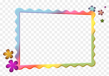 Snowflake Frame Cliparts 10, - Colorful Frame Snowflake Frame Cliparts 10, - Colorful Frame