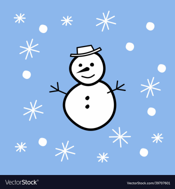 snowman christmas - color in flat snowman christmas - color in flat