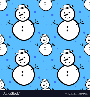 snowman christmas - seamless color background snowman christmas - seamless color background
