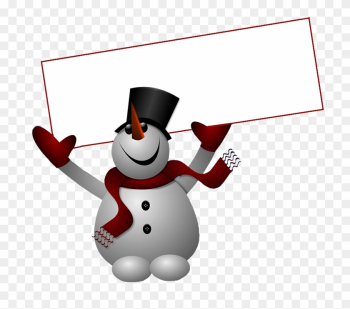 Snowman Clipart - Merry Christmas Winter Snowman. Banner Snowman Clipart - Merry Christmas Winter Snowman. Banner