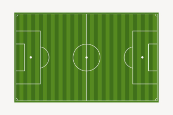 Soccer field clipart, sport illustration | Free PSD - rawpixel