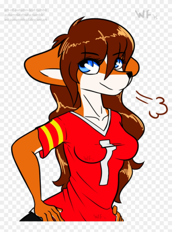 Soccer Fox - Cartoon Soccer Fox - Cartoon