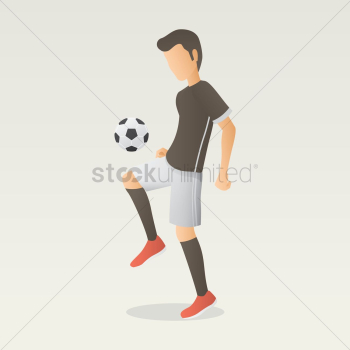 Soccer player in action Soccer player in action