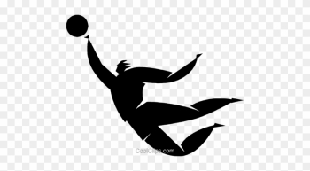 Soccer Player Royalty Free Vector Clip Art Illustration - Soccer Player Royalty Free Vector Clip Art Illustration
