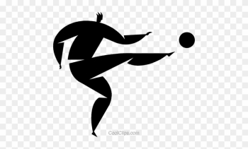 Soccer Player Royalty Free Vector Clip Art Illustration - Soccer Player Royalty Free Vector Clip Art Illustration