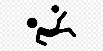Soccer Player Silhouette Falling Kicking The Ball Vector - Soccer Player Stick Figure Soccer Player Silhouette Falling Kicking The Ball Vector - Soccer Player Stick Figure