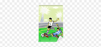 Soccer Players Cartoon - Drawing Soccer Players Cartoon - Drawing