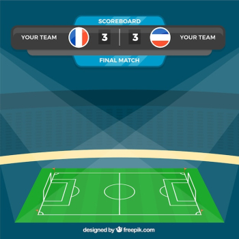 Soccer standing background Soccer standing background