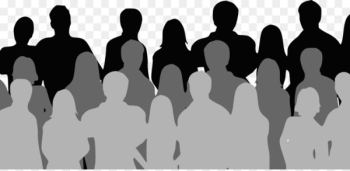 Social media Audience Crowd Silhouette Clip art - crowd Social media Audience Crowd Silhouette Clip art - crowd