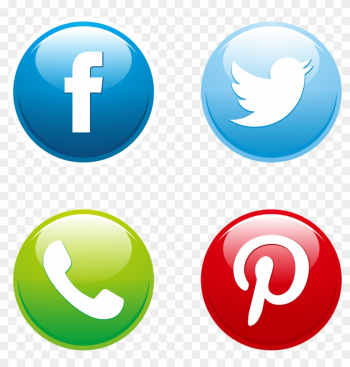 Social Media Button Euclidean Vector Download Icon - Vector Social Media Icons