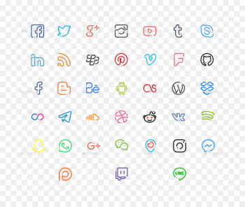 Social media Computer Icons - social icons 