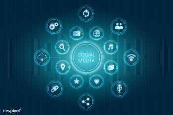 Social media concept icons | Free stock vector - 593031 Social media concept icons | Free stock vector - 593031