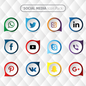 Social media icon design Social media icon design