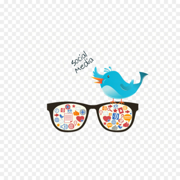 Social media Icon - twitter Bluebird illustration Social media Icon - twitter Bluebird illustration