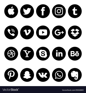 social media icons