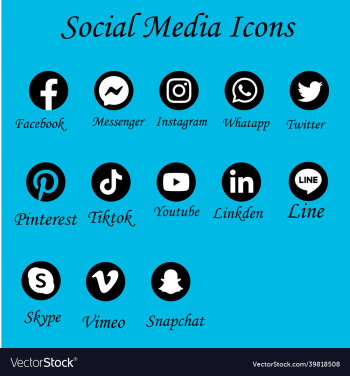 social media icons