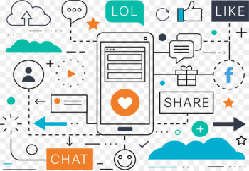 Social media marketing Digital marketing Advertising - Vector illustration Social Media Marketing 
