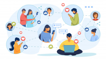 Social media network Free Vector Social media network Free Vector