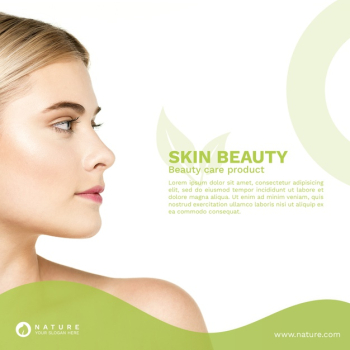 Social media post template with beauty concept Free Psd Social media post template with beauty concept Free Psd