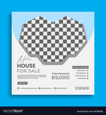 social media real estate post template design social media real estate post template design