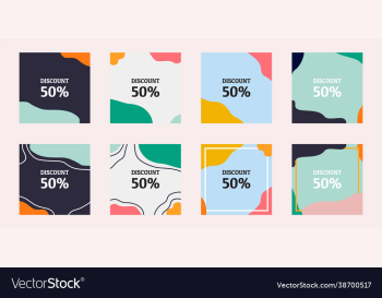 social media template trendy editable