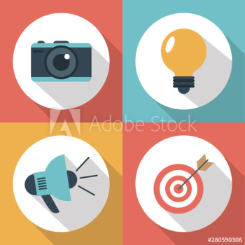 social network media flat design social network media flat design