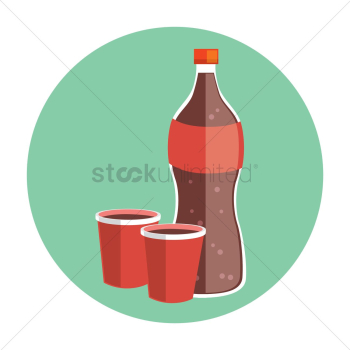 Soda and cups Soda and cups