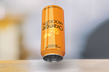 Soda can mockup Free Psd