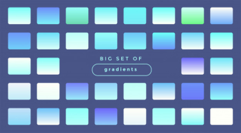 Soft holographic gradients big set Free Vector Soft holographic gradients big set Free Vector