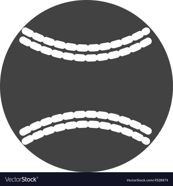 Softball vector image Softball vector image