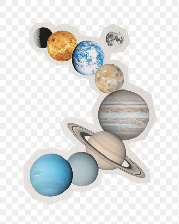 Solar system png sticker, paper | Free PNG - rawpixel