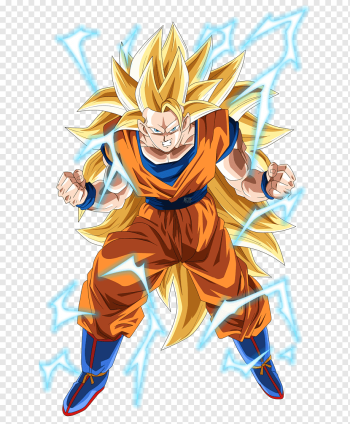 Son Goku Super Saiyan 3, VRChat Dragon Ball FighterZ Trunks Goku, son, fictional Characters, computer Wallpaper, fictional Character png