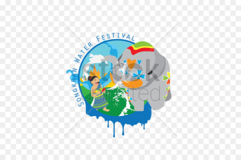 Songkran Image Water Festival Illustration - Songkran Image Water Festival Illustration -