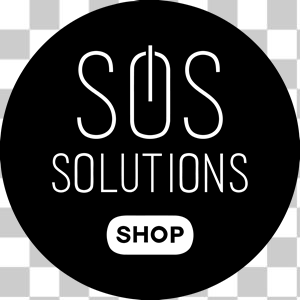 SOS Solutions Shop Logo Vector