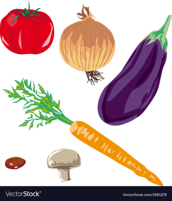 Soup vegetables vector image Soup vegetables vector image