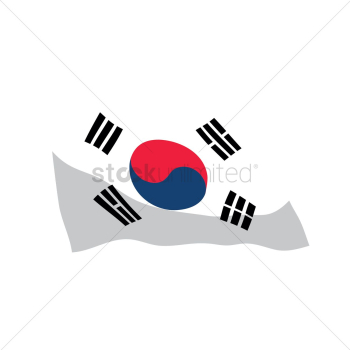 South korea flag South korea flag