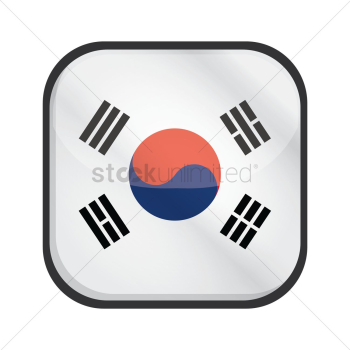 South korea flag South korea flag
