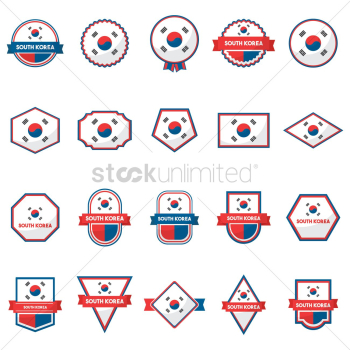 South korea flag icons South korea flag icons