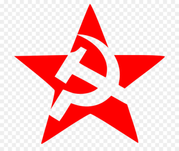 Soviet Union Hammer and sickle Red star Communism - fines vector 