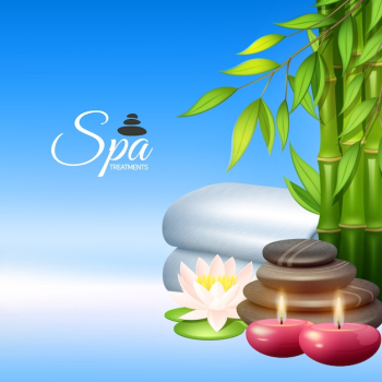 Spa Background Illustration Spa Background Illustration