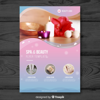 Spa flyer template