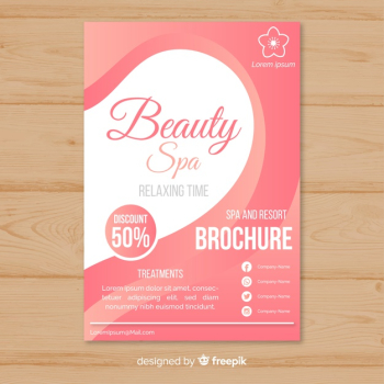 Spa flyer template