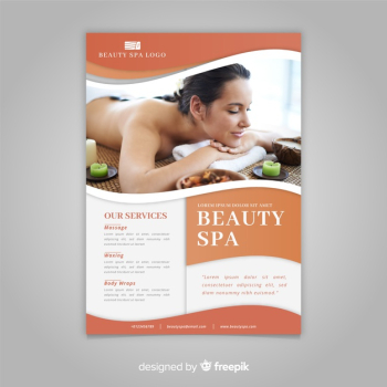 Spa flyer template