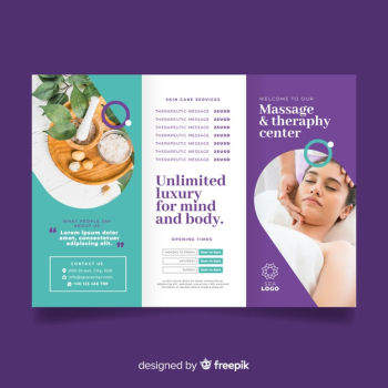 Spa flyer template Spa flyer template