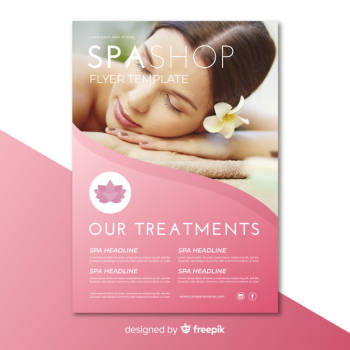 Spa flyer template