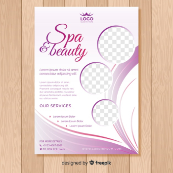 Spa flyer template Spa flyer template