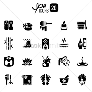 Spa icons Spa icons
