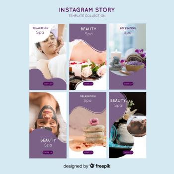 Spa instagram stories template Spa instagram stories template